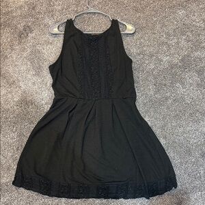 Rewind Black Lace Mini Dress